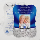 Search for pearl anniversary invitations Blue