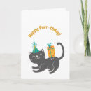 Search for cat puns birthday cards Humor