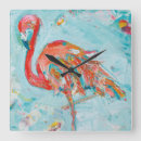 Search for flamingo clocks Blue