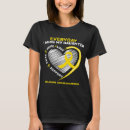 Search for childhood cancer womens tshirts gold awareness ribbon