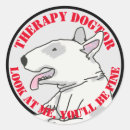 Search for therapy dog stickers Funny