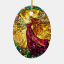 Search for stained glass ornaments Angels