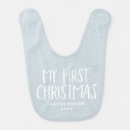 Search for first christmas baby bibs Cute