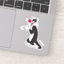 Search for looney tunes cat stickers Sylvester