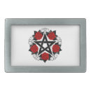 Search for rose belt buckles red