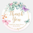 Search for butterfly thank you stickers Girl