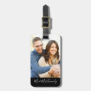 Search for just married luggage tags Newlywed