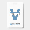 Search for visitor badges Blue