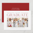 Search for red graduation invitations High school