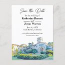 Search for watercolor save the date postcards California