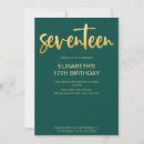 Search for seventeen birthday invitations Seventeen year old
