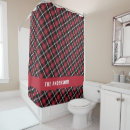 Search for red black gray shower curtains Modern
