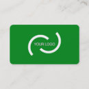 Search for eye catching business cards Green