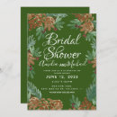 Search for pine cone bridal shower invitations Modern