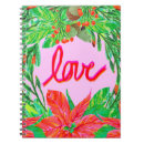 Search for holiday notebooks Poinsettia