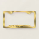 Search for modern license plate frames Rose gold
