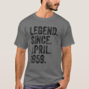 Search for born in 1959 tshirts Since