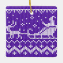 Search for reindeer with santa sleigh ornaments Winter