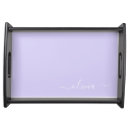 Search for purple serving trays monogrammed