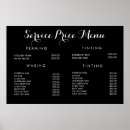 Search for price list posters Service