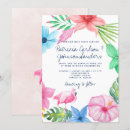 Search for hawaiian luau wedding invitations Watercolor