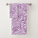 Search for purple and white bath towels Lavender