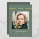 Search for classy graduation announcement cards University