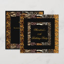 Search for leopard print invitations Zebra