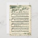 Search for music cards Vintage sheet music