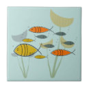 Search for blue and orange tiles Mid century modern