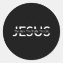 Search for jesus is the way stickers Life