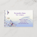 Search for purple butterfly business cards Modern