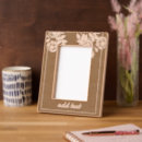 Search for floral picture frames Laser etched
