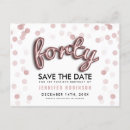 Search for 40th birthday save the dates Modern