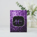 Search for purple sweet 16 birthday cards Glitter