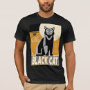 Search for vintage halloween black cat tshirts Retro