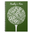 Search for golf notebooks Design