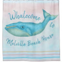 Search for whale shower curtains Coastal