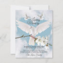 Search for dove funeral invitations In loving memory