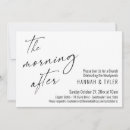 Search for morning wedding invitations Black and white