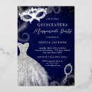 Search for masquerade invitations Silver