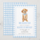 Search for golden retriever puppy invitations Boy