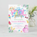 Search for summer pool party invitations Ice cream
