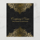 Search for floral flyers Black