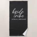 Search for bridal party beach towels Bride tribe
