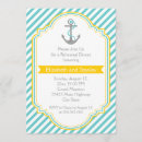 Search for nautical rehearsal dinner invitations Anchor