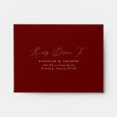 Search for burgundy wedding envelopes Minimalist