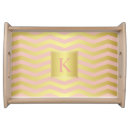 Search for gold serving trays Feminine