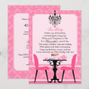 Search for valentine tea party invitations Pink