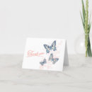 Search for butterfly wedding thank you cards Blue